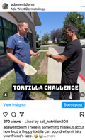 Thumbnail of tortilla challenge at dermatology office